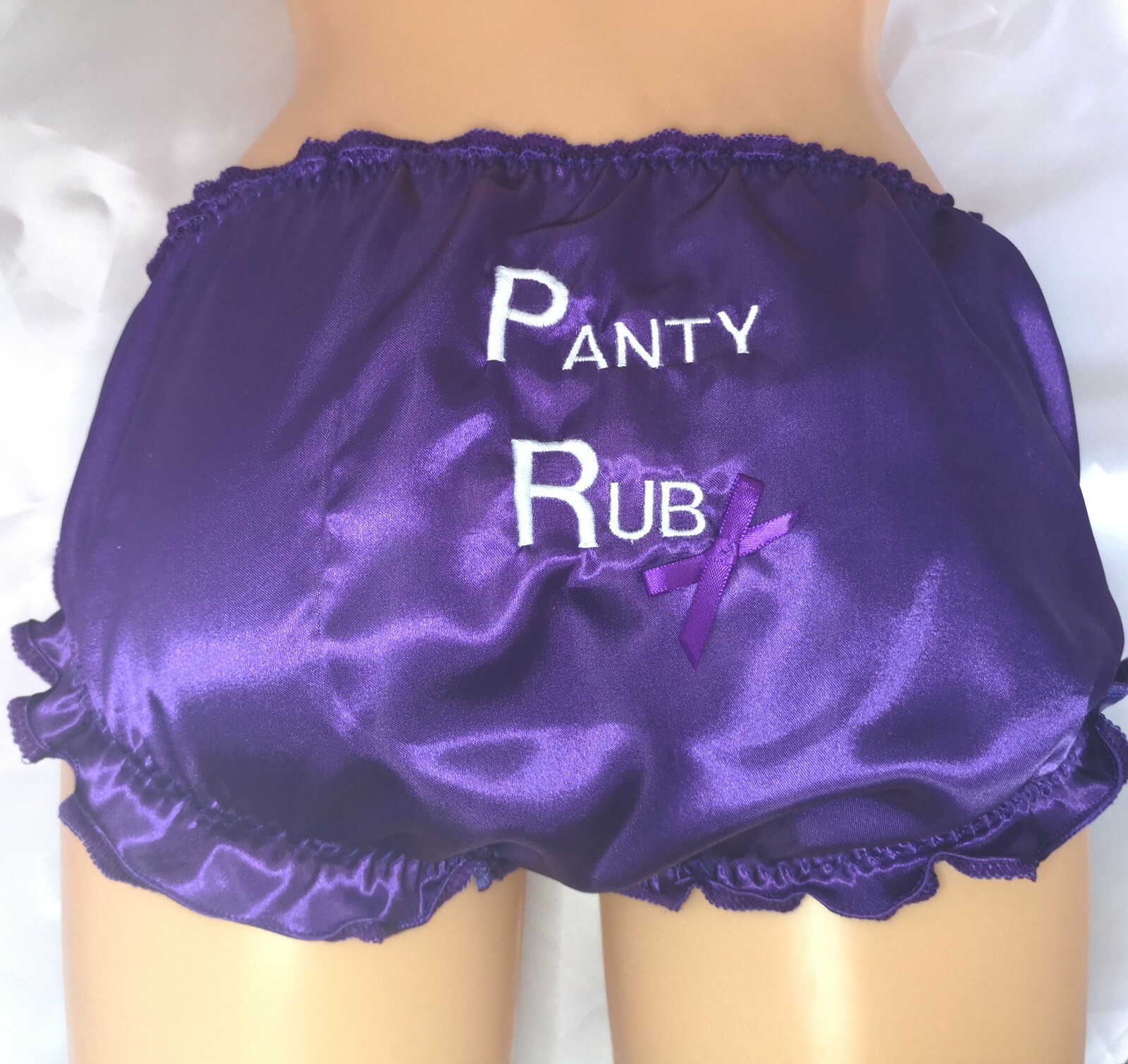 🌸MADE TO ORDER* Personalised EMBROIDERED “SATIN SISSY” Knickers any colour🌸