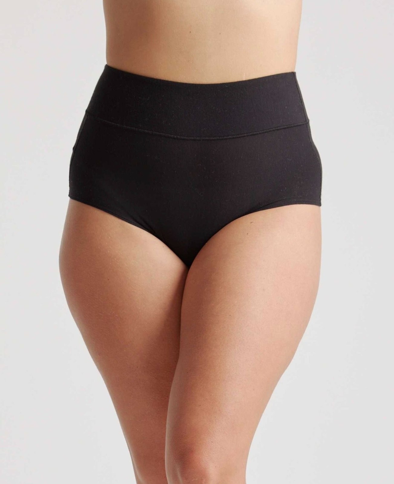 NWT Quince Micromodal Maternity & Postpartum Brief (6-pack) in Black – Medium