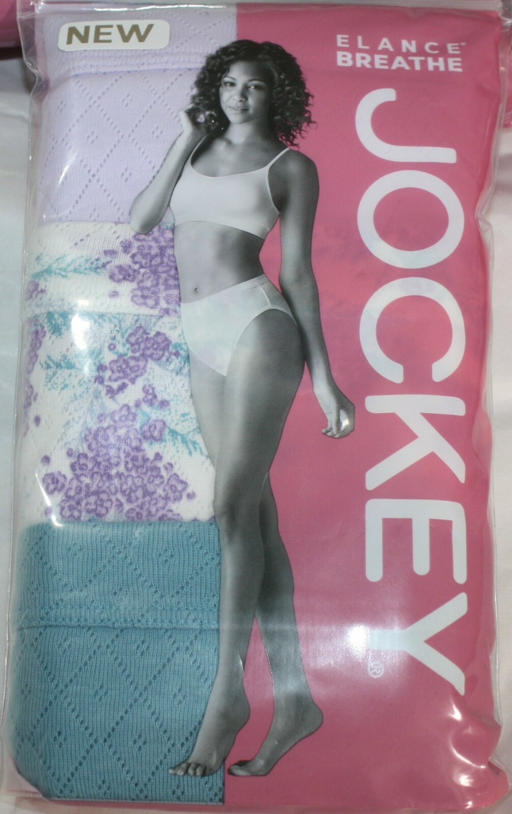 New 3 pack JOCKEY 100% combed cotton FRENCH CUT BREATHABLE comfort LILAC TEAL