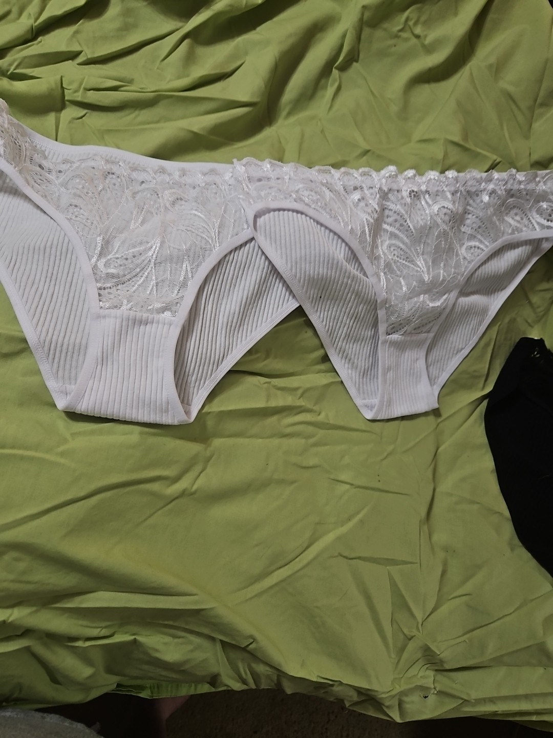 5 Pair Large Women’s Panties Assorted Colors Hipster Cut Lace Front