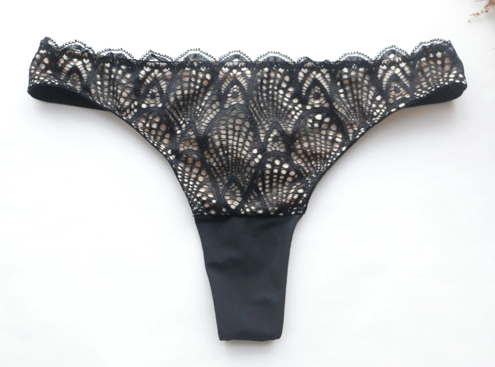 Women Thongs smooth&mesh Underwear Hipster G-string panties Black 2XS-XS-S-L-XL