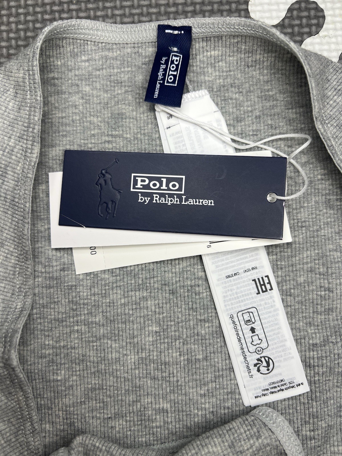 Polo by Ralph Lauren Women’s Underwear, Knickers, Cotton, Grey, Size L, New