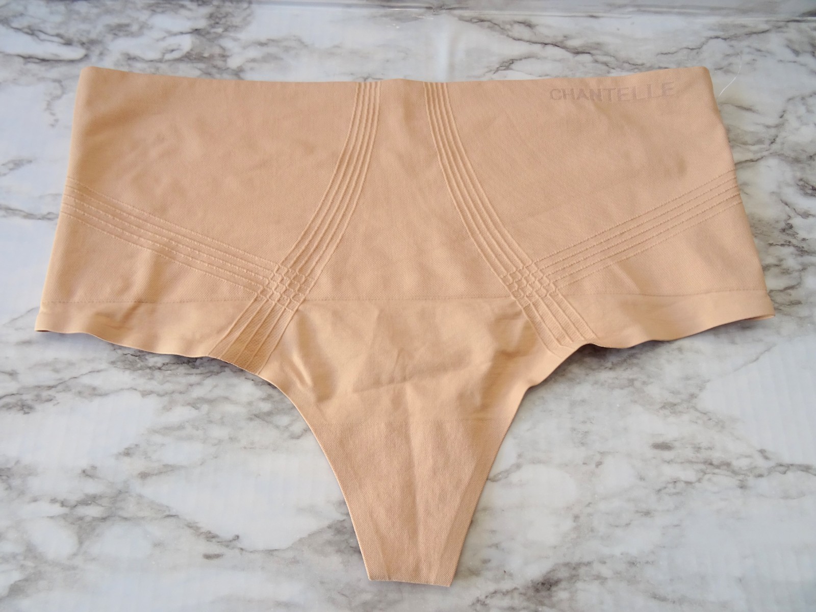 Chantelle 10U90-00Q# Smooth Comfort High Waist Light Shaping Thong US Size XL