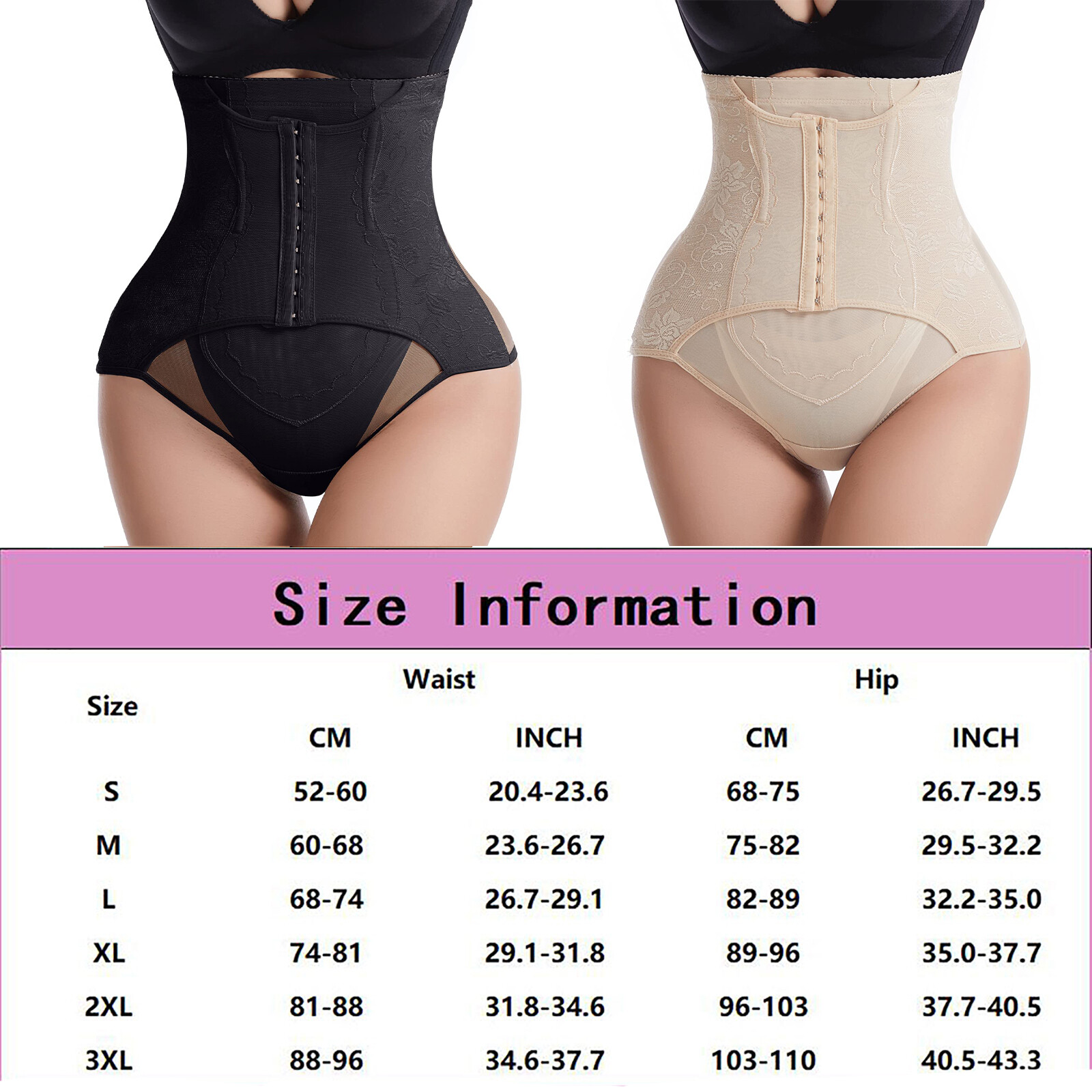 Fajas Colombianas Reductoras Levanta Cola Post Parto Surgery Body Shaper Panty T