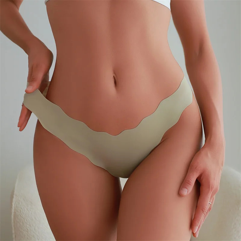 Seamless Thong Panties Low Rise Women’s Soft Stretch Breathable Underwear 8 Pcs
