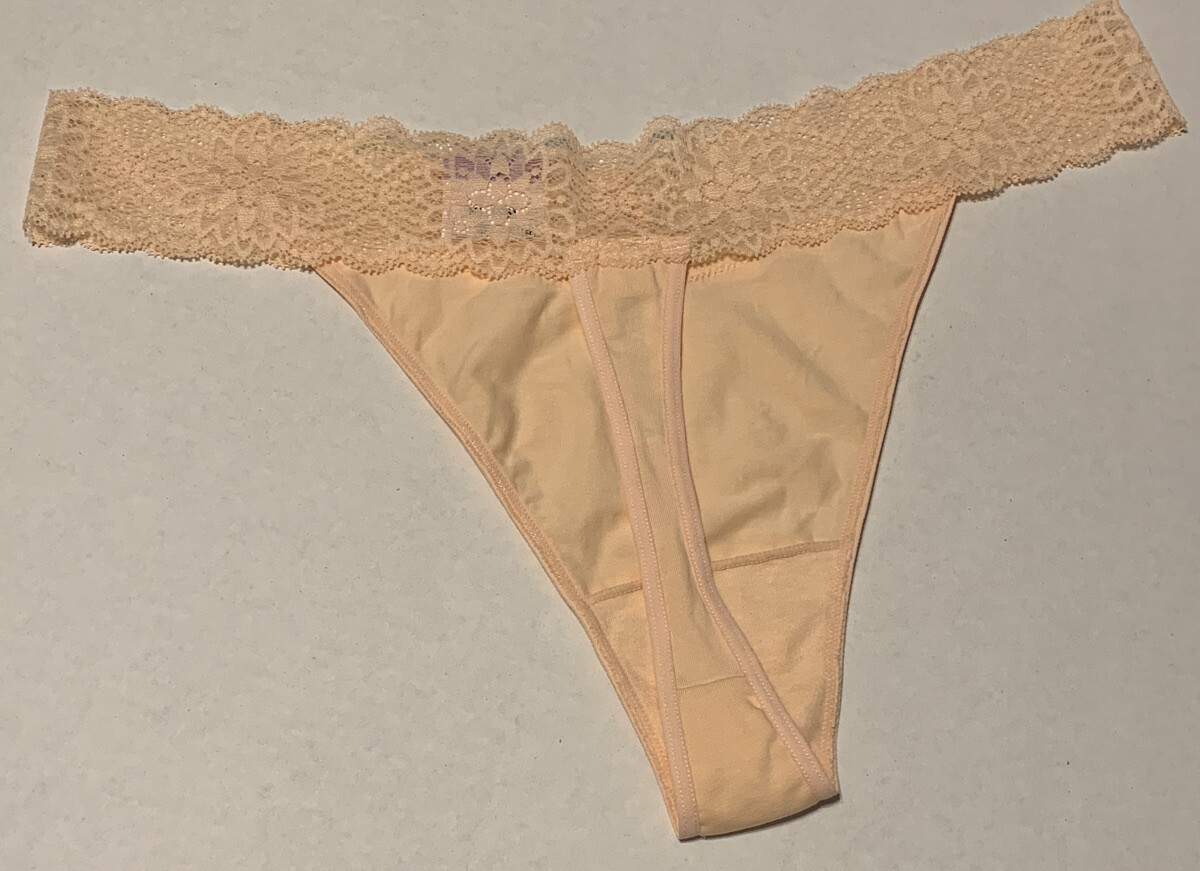 Auden Women’s Cotton Blend Thong Light & Airy Panties Size XL 16 Lot Of 3 New