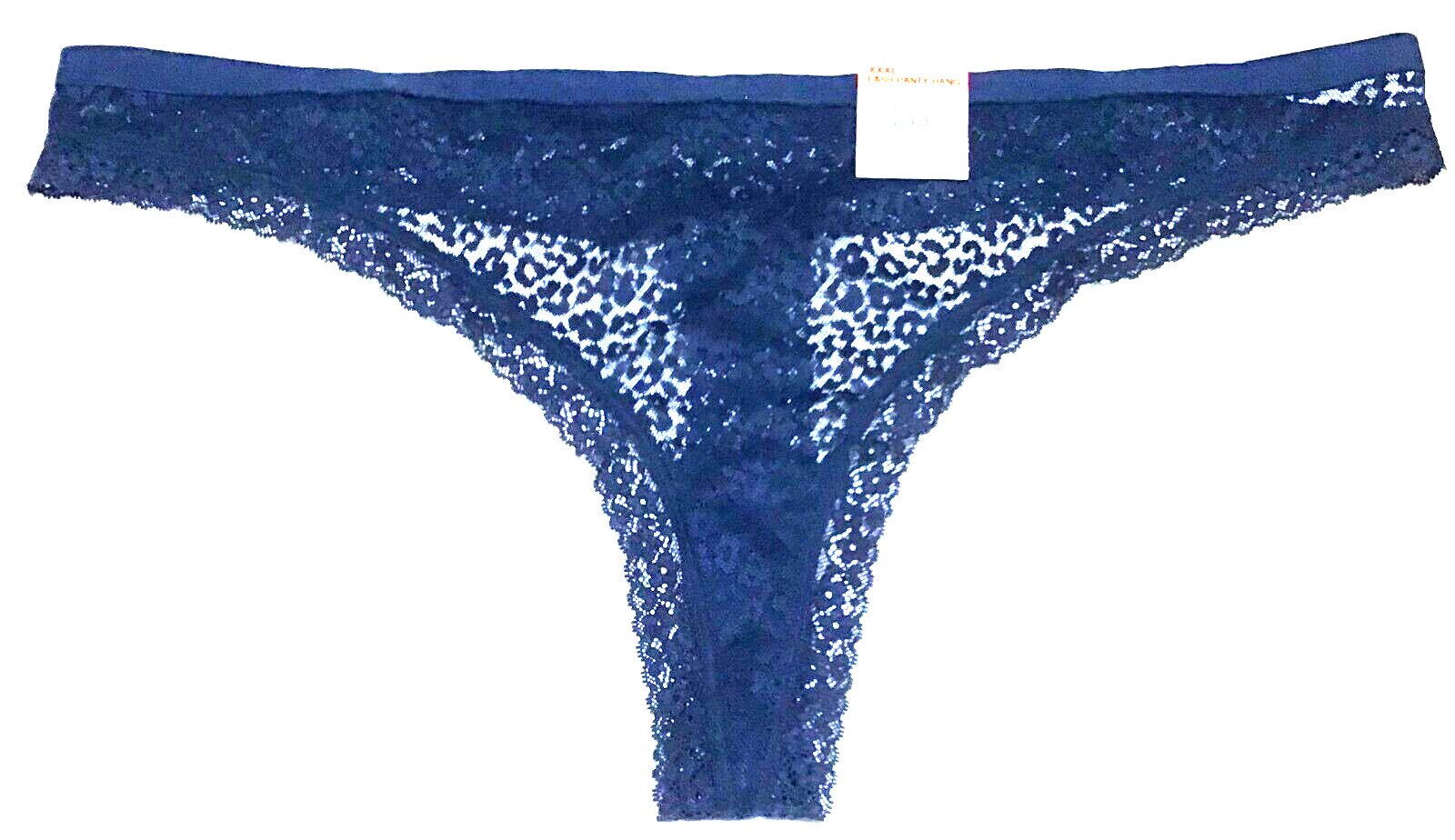 XXXL – NWT Jenni all animal print mesh navy blue thong panty $14.99 tag (XX273)