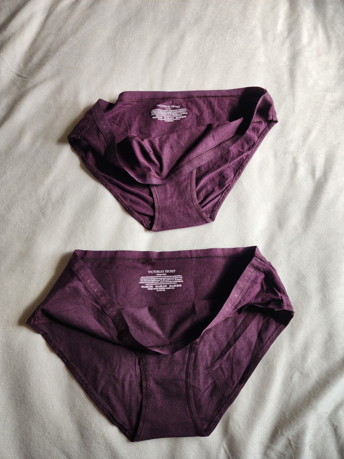 4 VICTORIA SECRET PANTY BIKINI CHEEKHIPHUGGER, Cotton Blend, Sz M India 54867 Nw