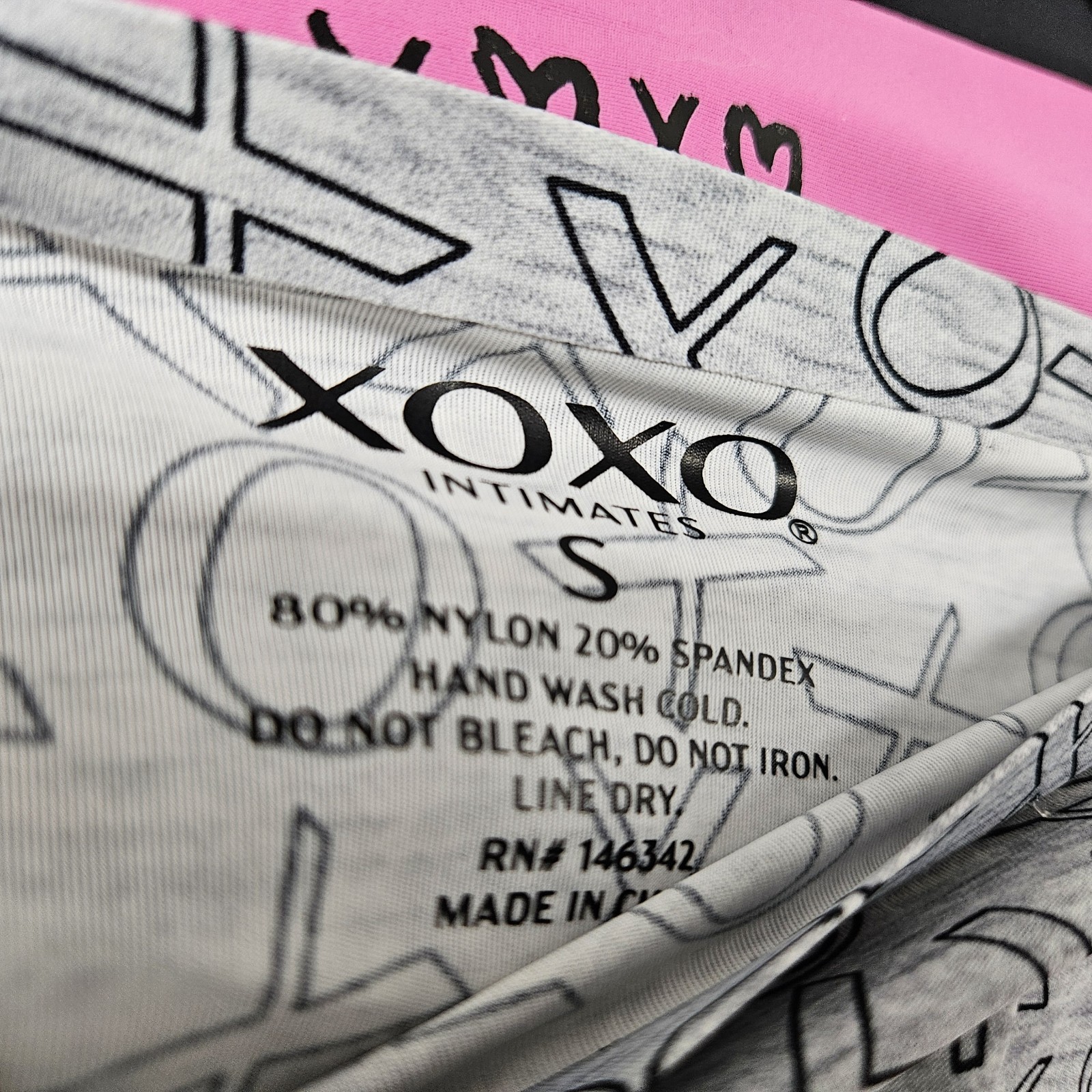 XOXO 5 Pack Women’s S M L XL Microfiber Side Strap Bikini Gray Beige Black Pink