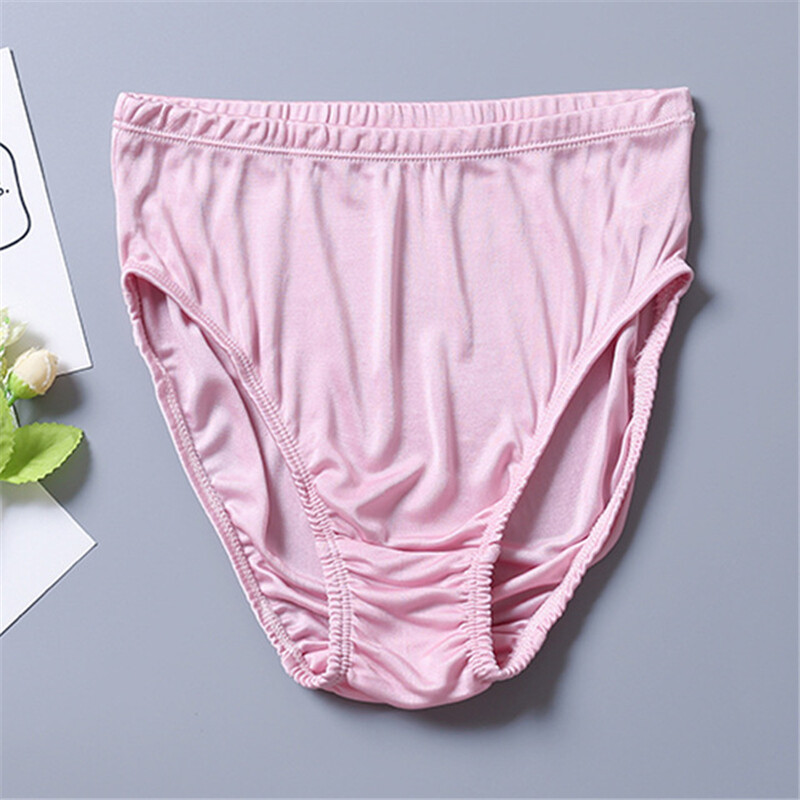 2pcs/lot Women Knitted Briefs Mulberry Silk Underwear Real Silk Lady Panties