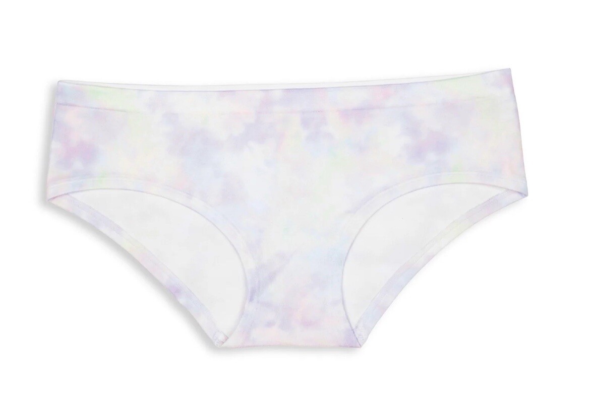 NO BOUNDARIES Women’s XS Seamless Hipster Panties – Dusty Rose / Purple Petunia