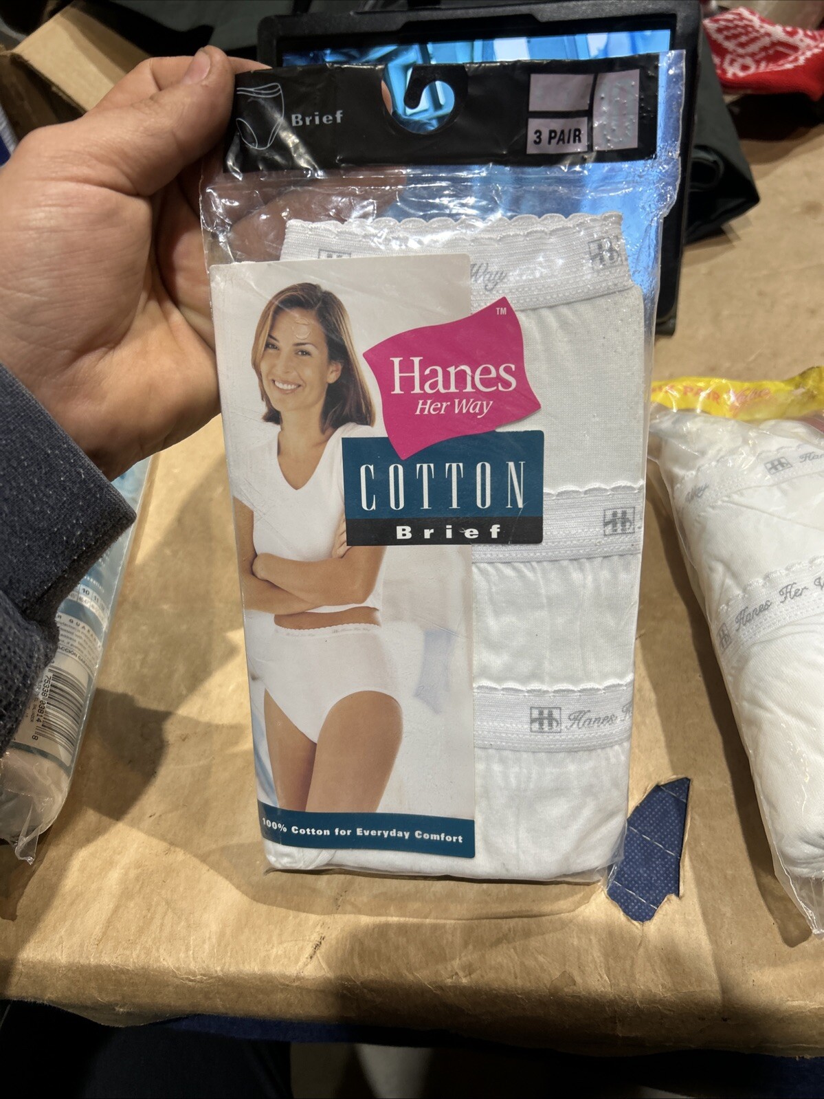 New Vintage 1999 Hanes Her Way Women’s 100% White Cotton Briefs 15 Pair Size 10