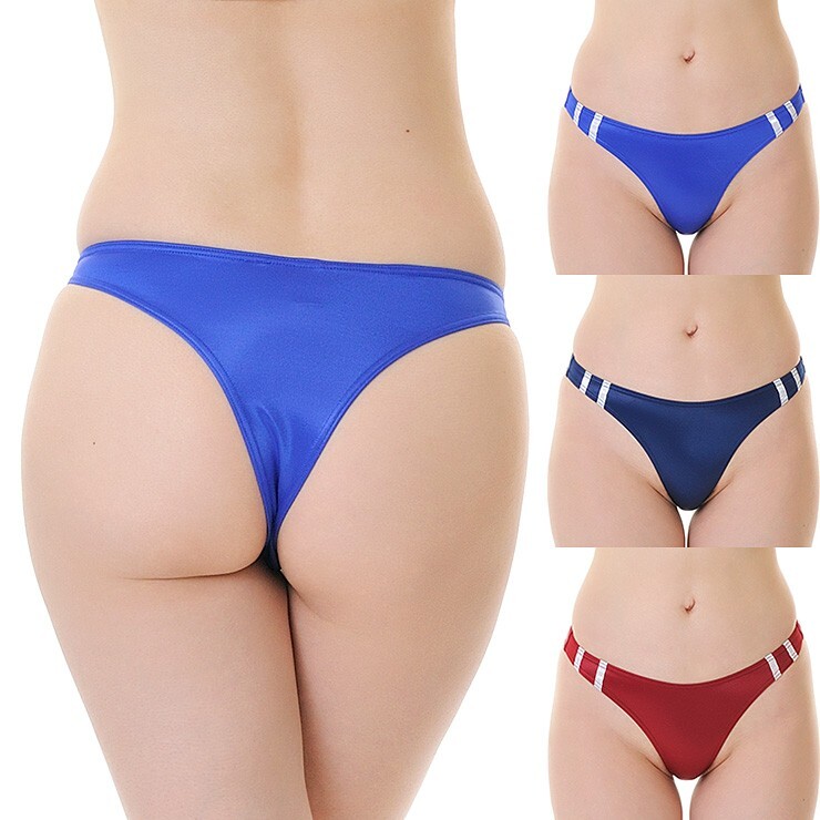 Japanese Track and Field Cosplay Tangas Panties Glossy Bright made in Japan L500