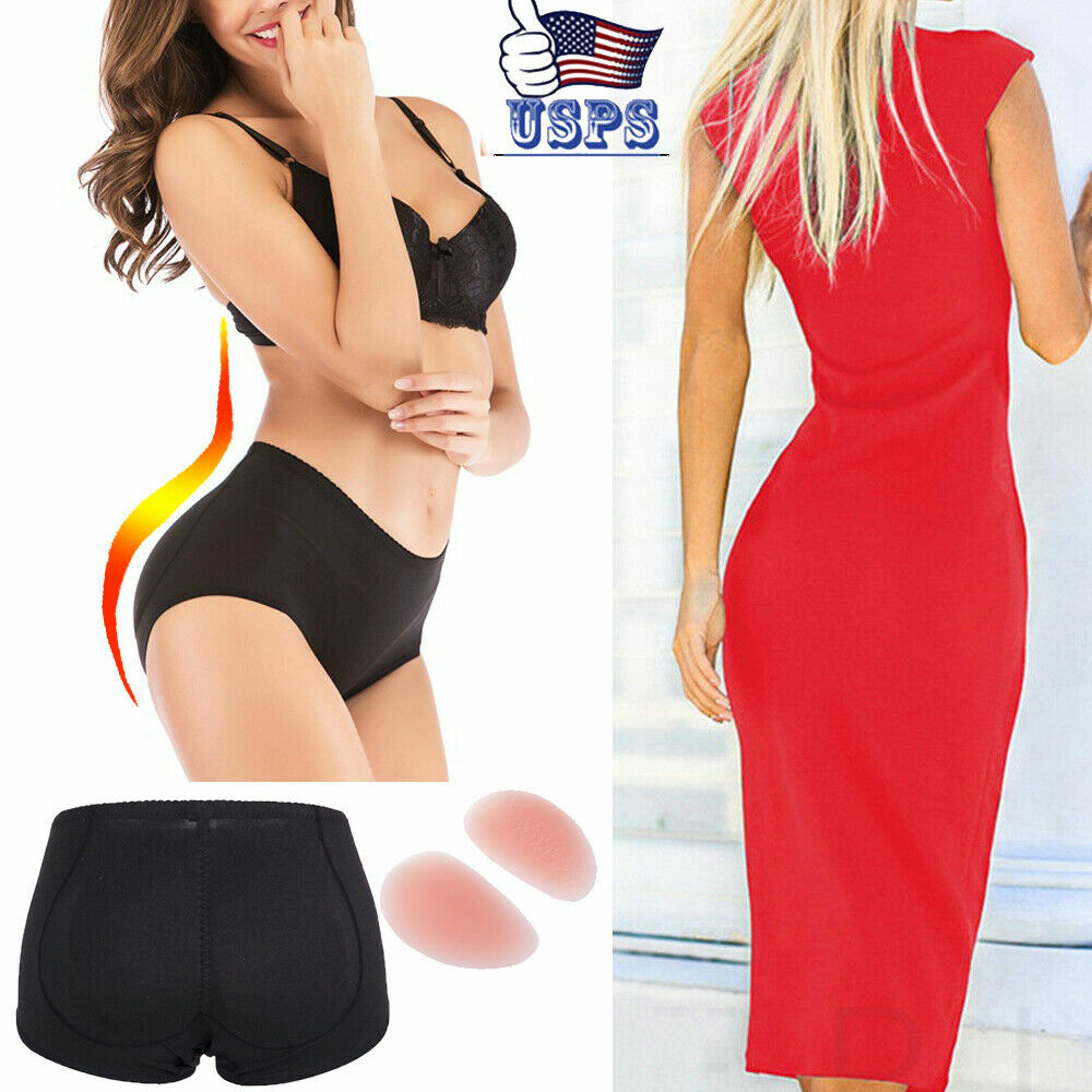 Women’s Butt and Hip Enhancer Booty Removable Padded Underwear Panties Shaper US