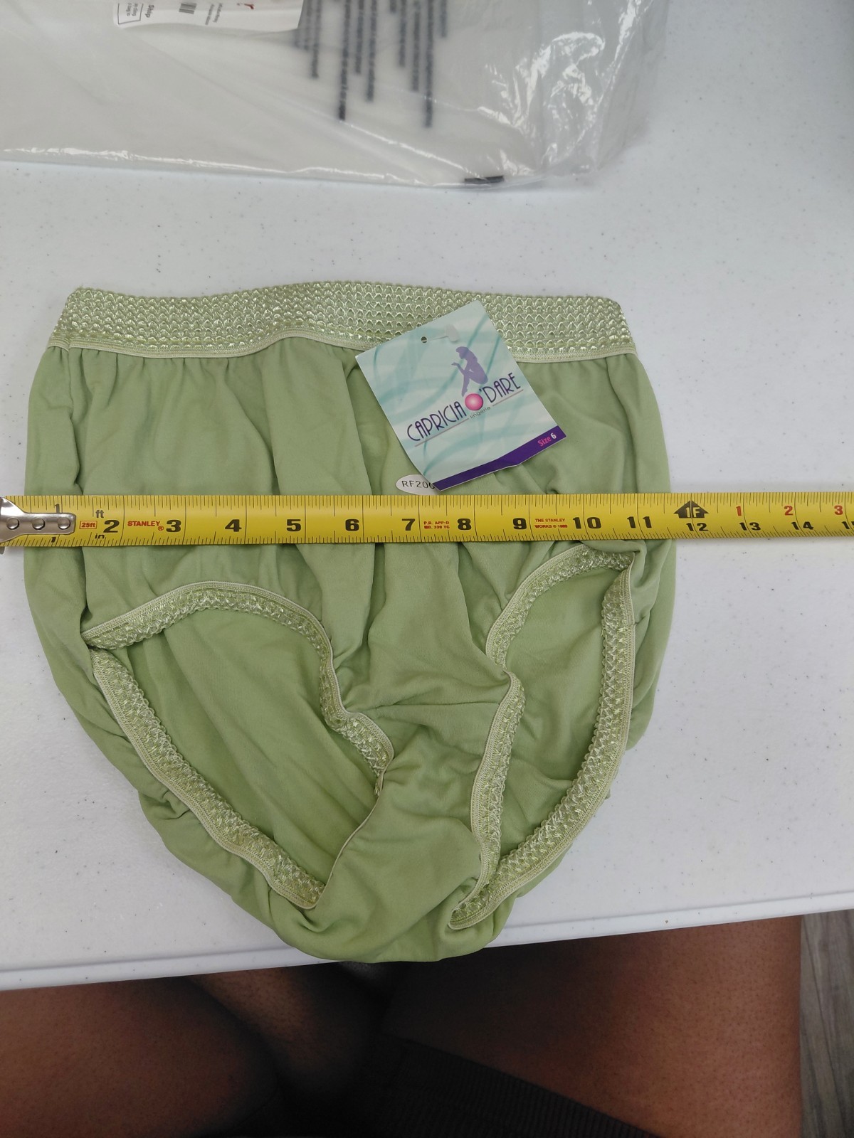 Vintage Capricia O’dare Green Brief Size M/6
