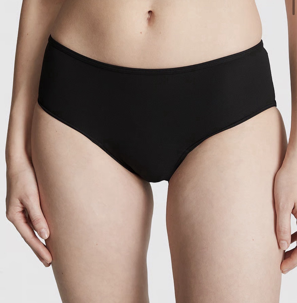 Victoria Secret PINK Period Hiphugger Panty XL/XG Black