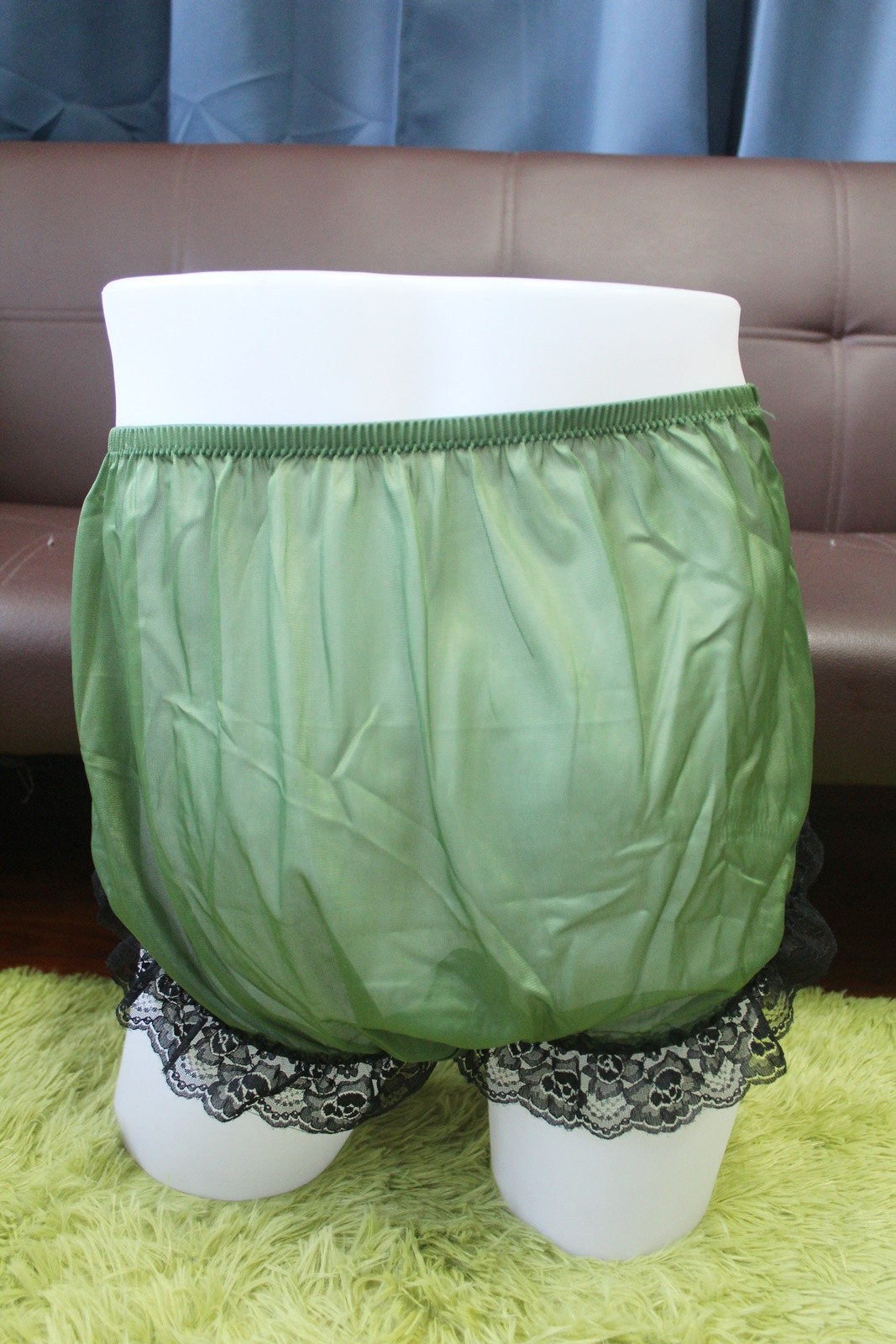 #A295 VTG Style 2XL/ElasticW.24-42″ 7PCS 7Day Nylon Full Brief Panties Underwear