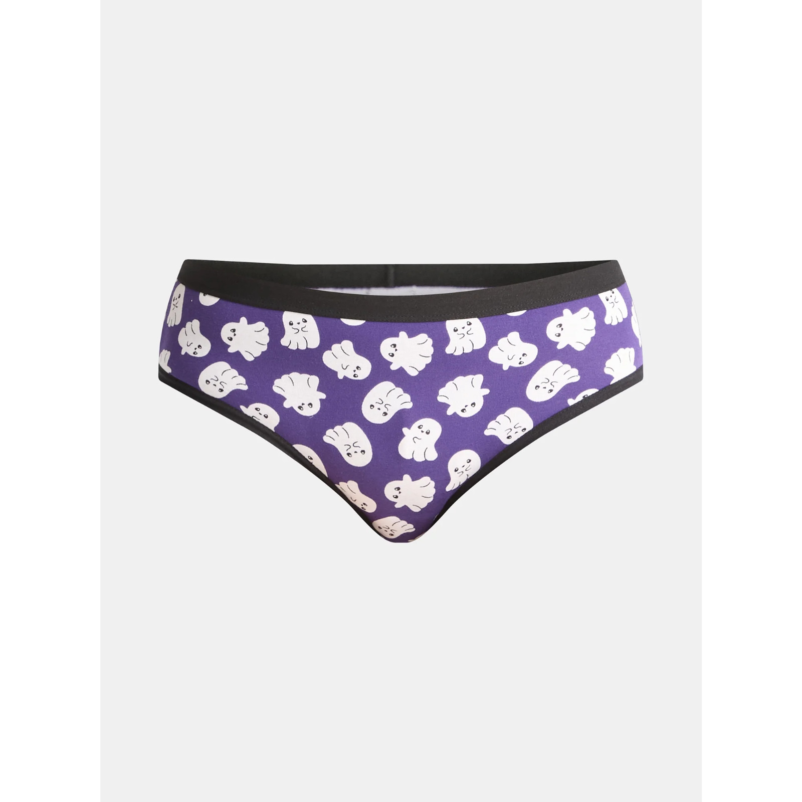 Women’s Pumpkins/Ghosts Way to Celebrate Halloween Hipster Panties, 3-Pack, S