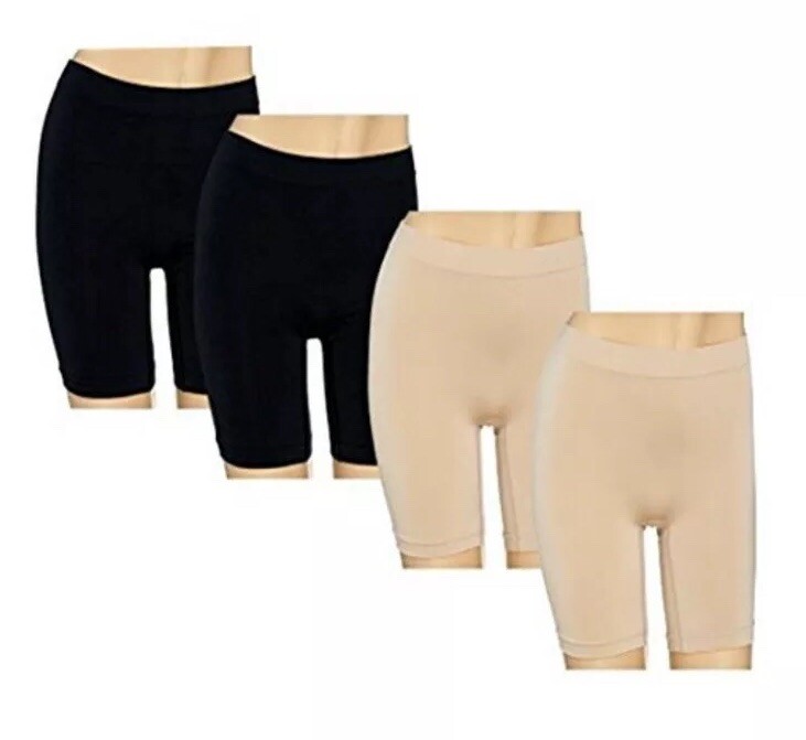 Breezies Seamless Long Leg Control Panties Briefs~A305912