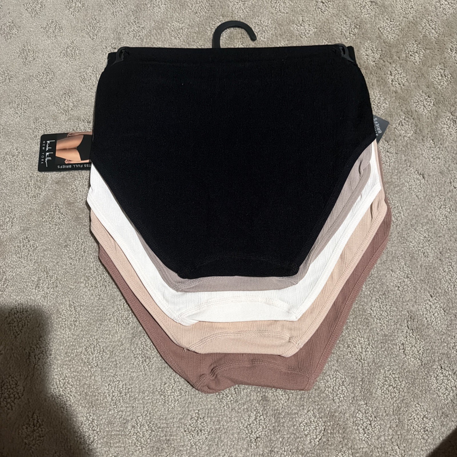 Nicole Miller 5pk Multicolor 4-Way Stretch Seamless Briefs Panties. Sz S. NWT!