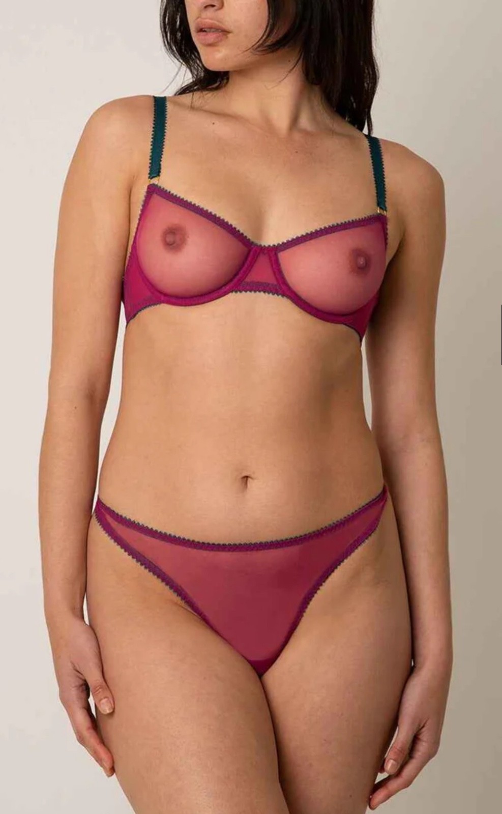 NEW Dora Larsen EILISH Thong CRANBERRY TEAL Womens CHOOSE SIZE 2, 4, 6, 8, 10,12