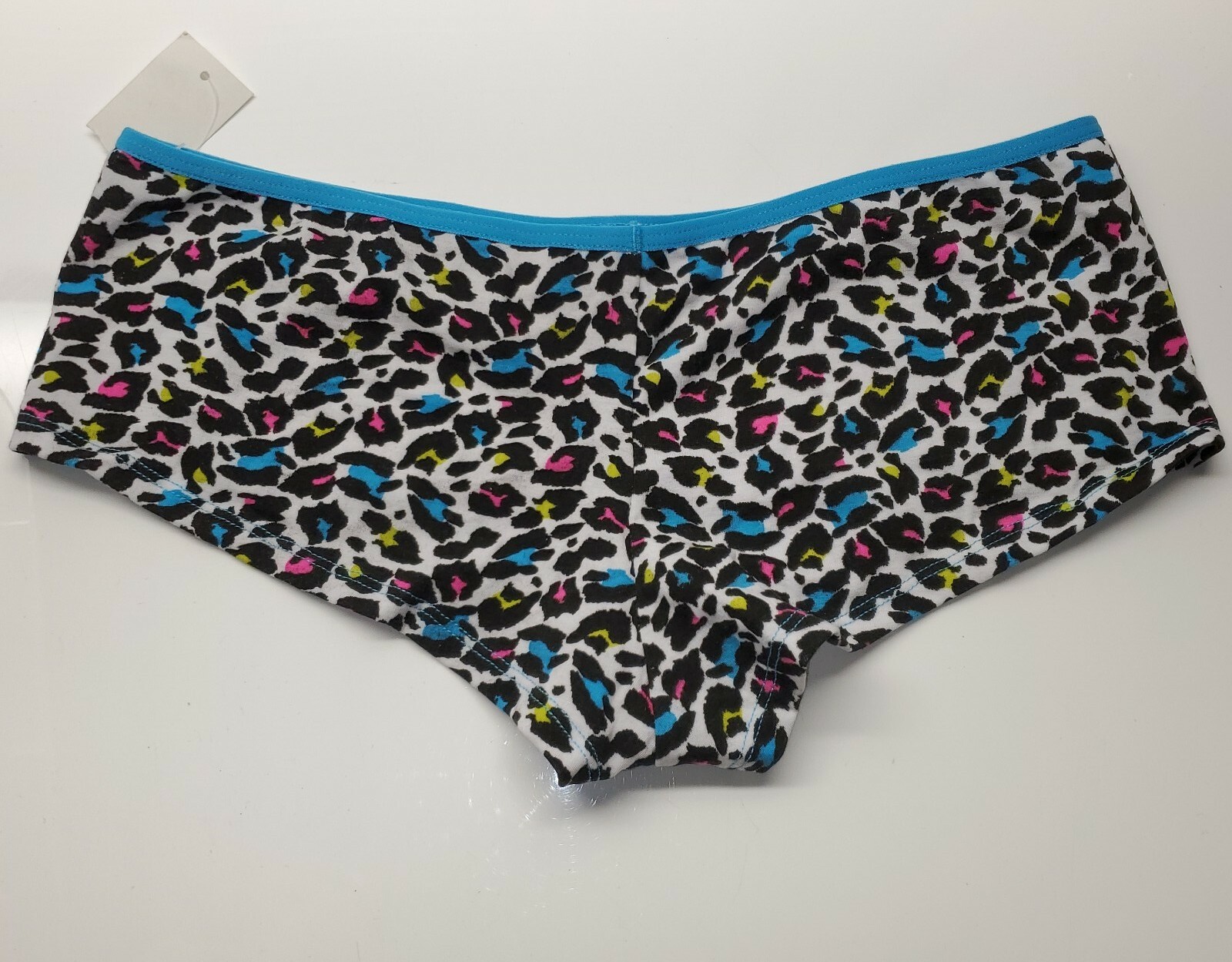New Animal Print Multi Colored Cheetah Boyshort Panty Lingerie Large
