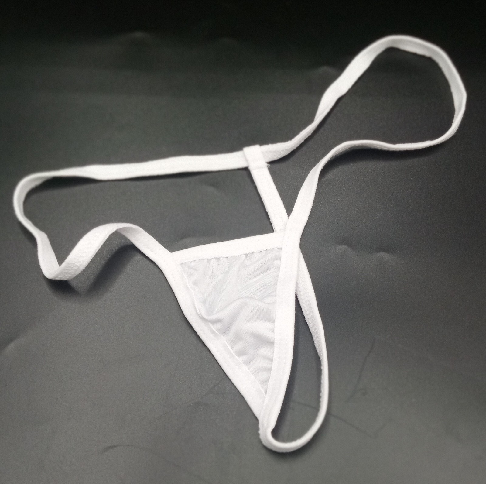 Sexy G String / Thong Low Waist Tiny Panties White Lingerie Ships FREE US Seller