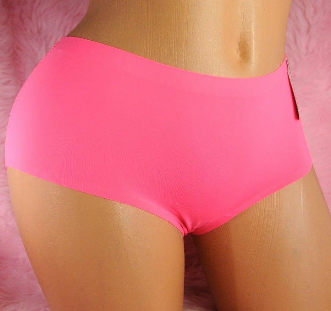 Smooth Perfectly SEAMLESS Nylon 4 Colors Sissy Low Rise Panties L XL
