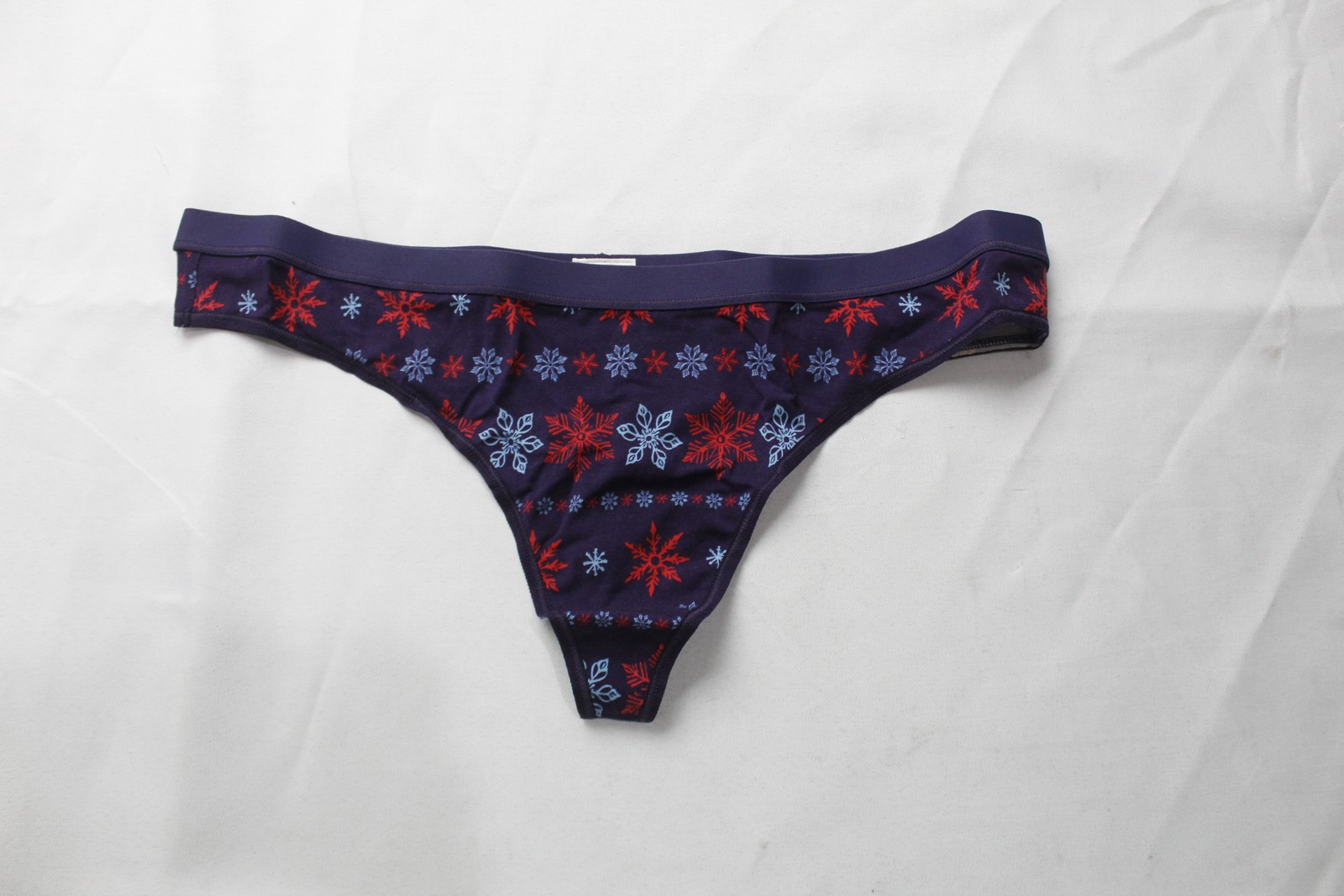 Meundies Women’s Lightweight Thong BM7 Fair Isle Flurry Size: XL NWT