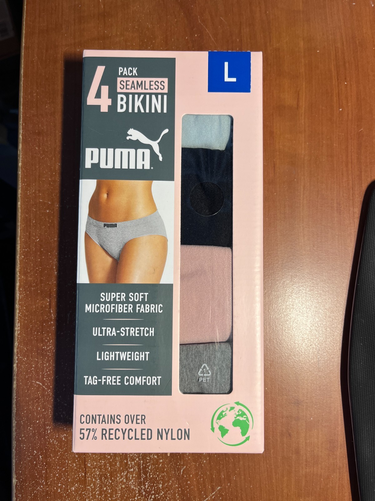 puma bikini 4pk seamless bikini size L