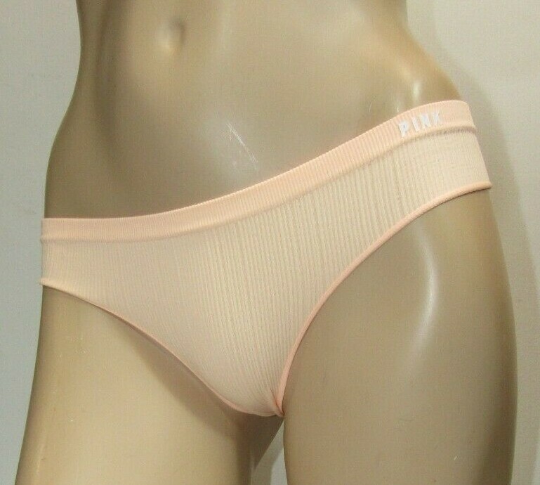 Victoria’s Secret Pink Seamless Thong Panties Orange Sz XSmall NWT