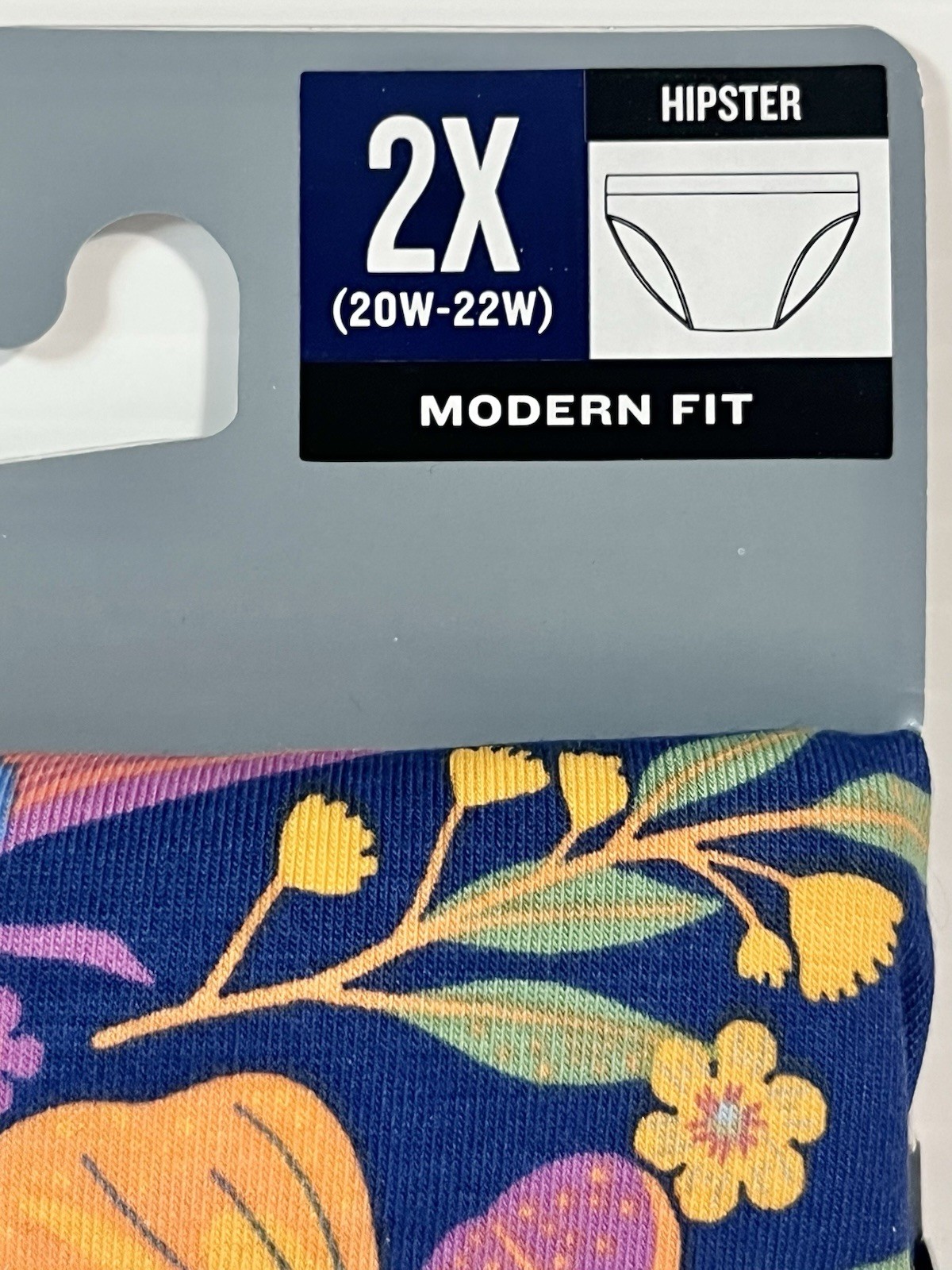 Duluth Women’s Dang Soft Underwear Modern Fit Hipster/Moth Print ~ Size 2X ~ New