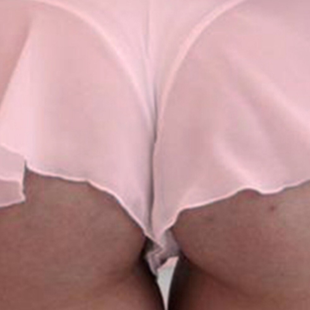 Womens Mesh Sexy Lace Briefs Sheer Panties Thong Ladies Underwear Skirt Lingerie