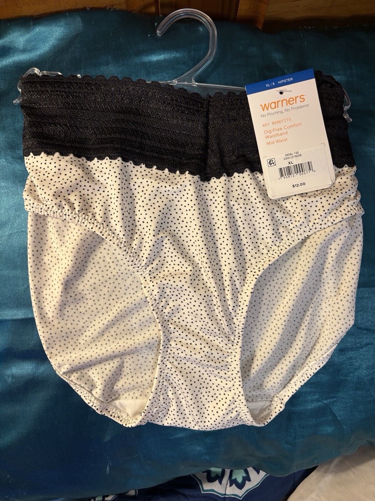 warners Hipster Dig Free Comfort Waist Band panties size 8