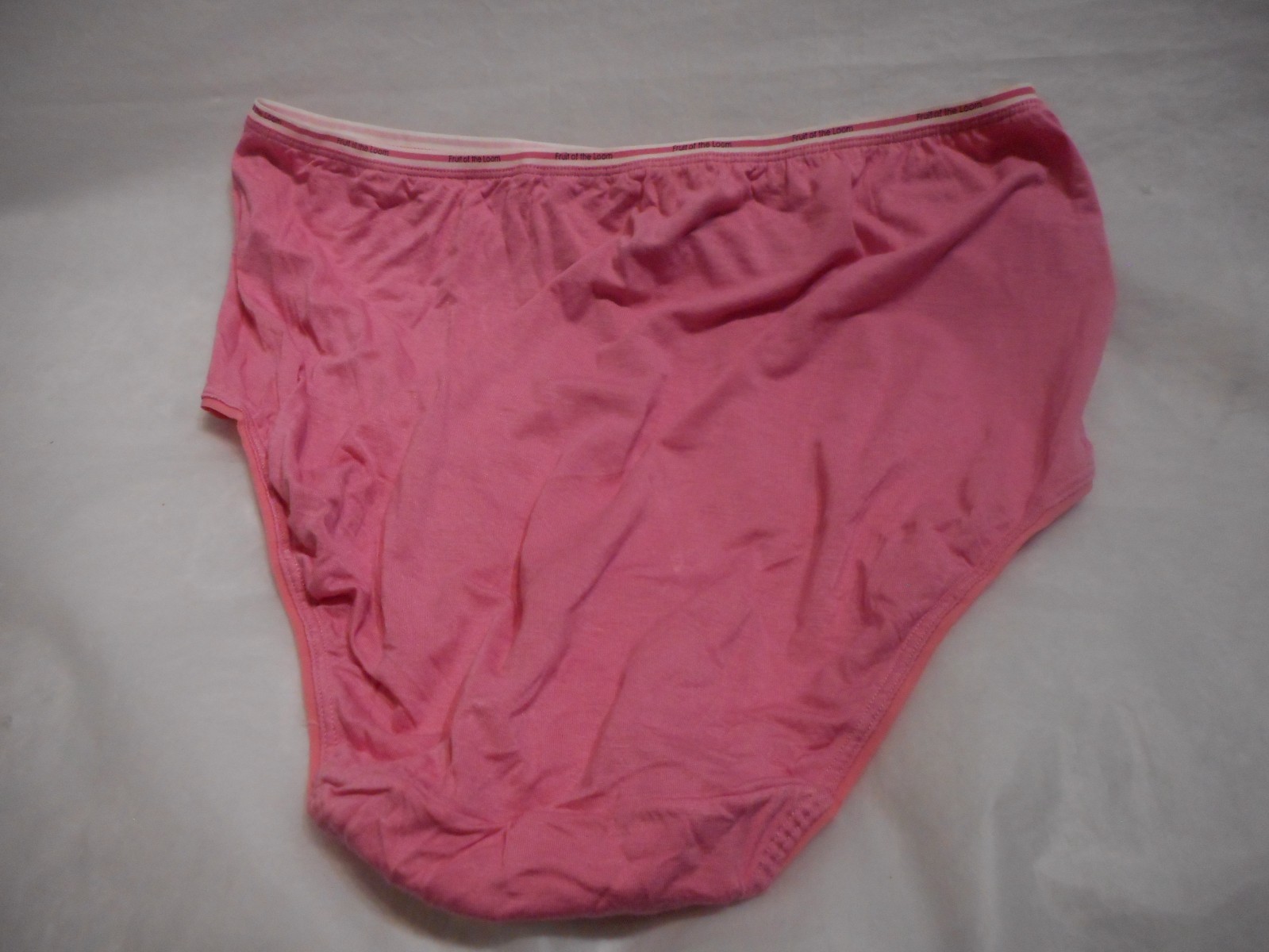 1 Fruit OF Loom Women’s Pink Brief Panty Size 10