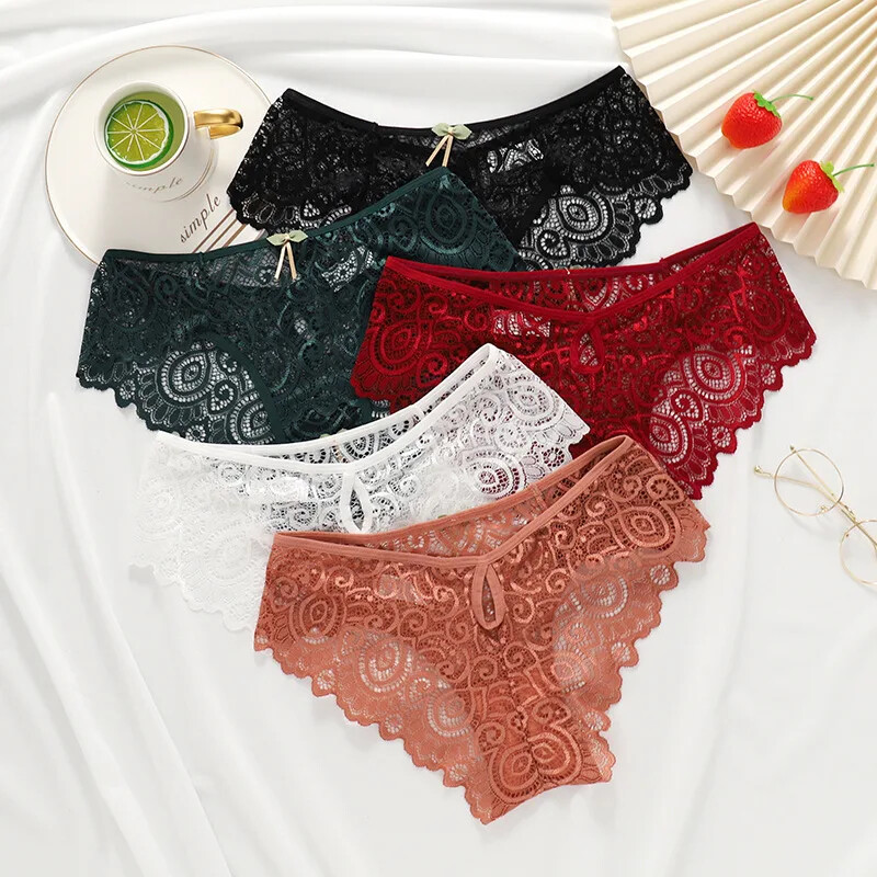 Women Sexy Lace Panties Knickers Lingerie Seamless Underwear G-string Briefs US.