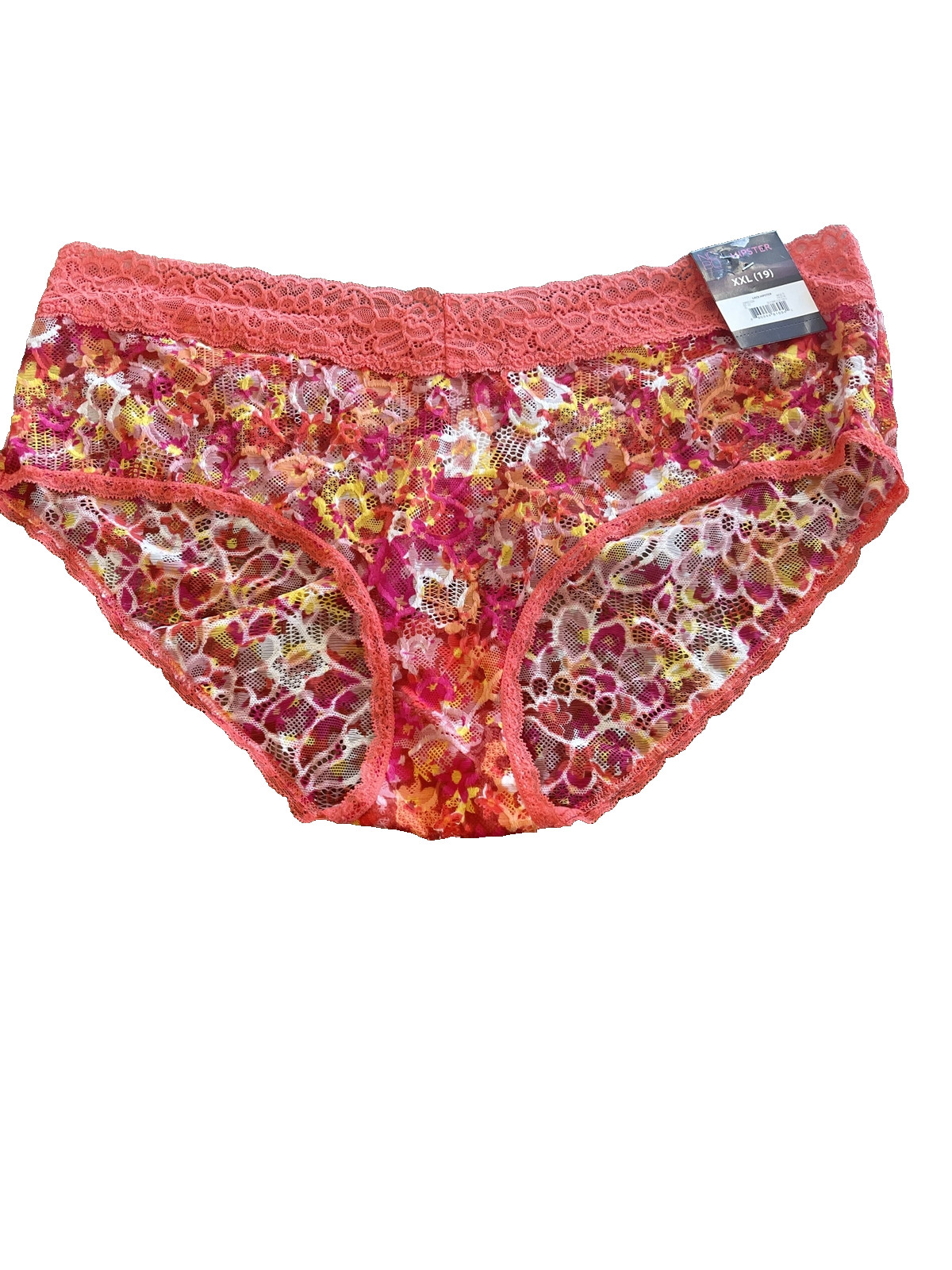 NWT No Boundaries Floral Lace Bikini Panty Sissy Womens 3XL Whimsical Fairy Boho