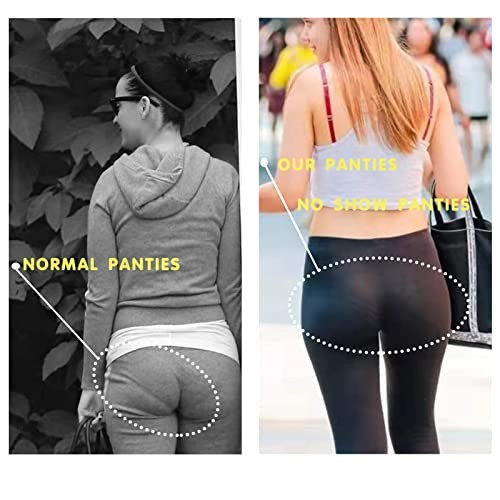Women’s Seamless Hipster No Show Invisible Ice Silk Stretch Medium 6 Pack