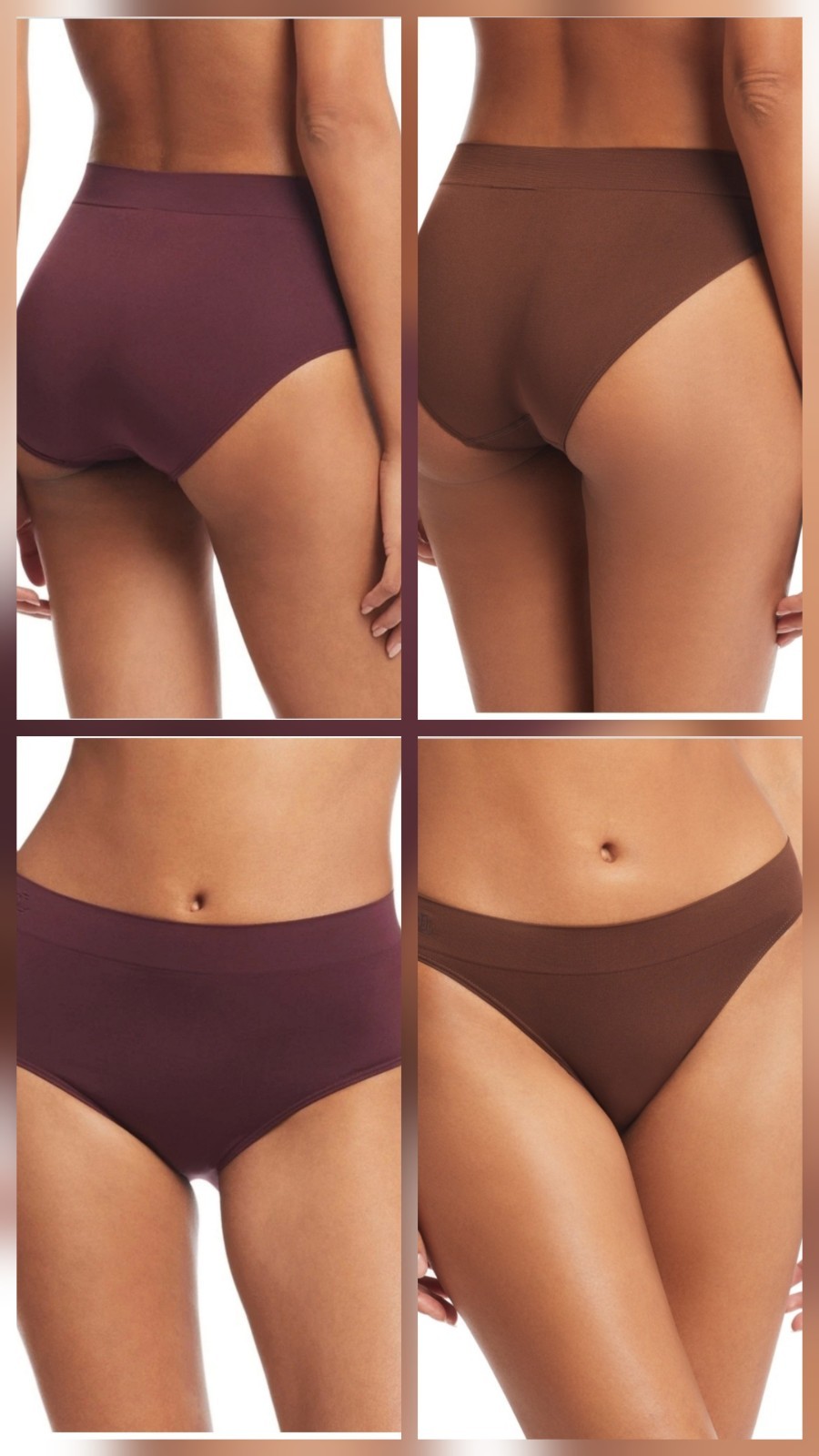 Ralph Lauren 2Pack Seamless Stretch Jersey Bikini Panty Women’s Underwear Medium