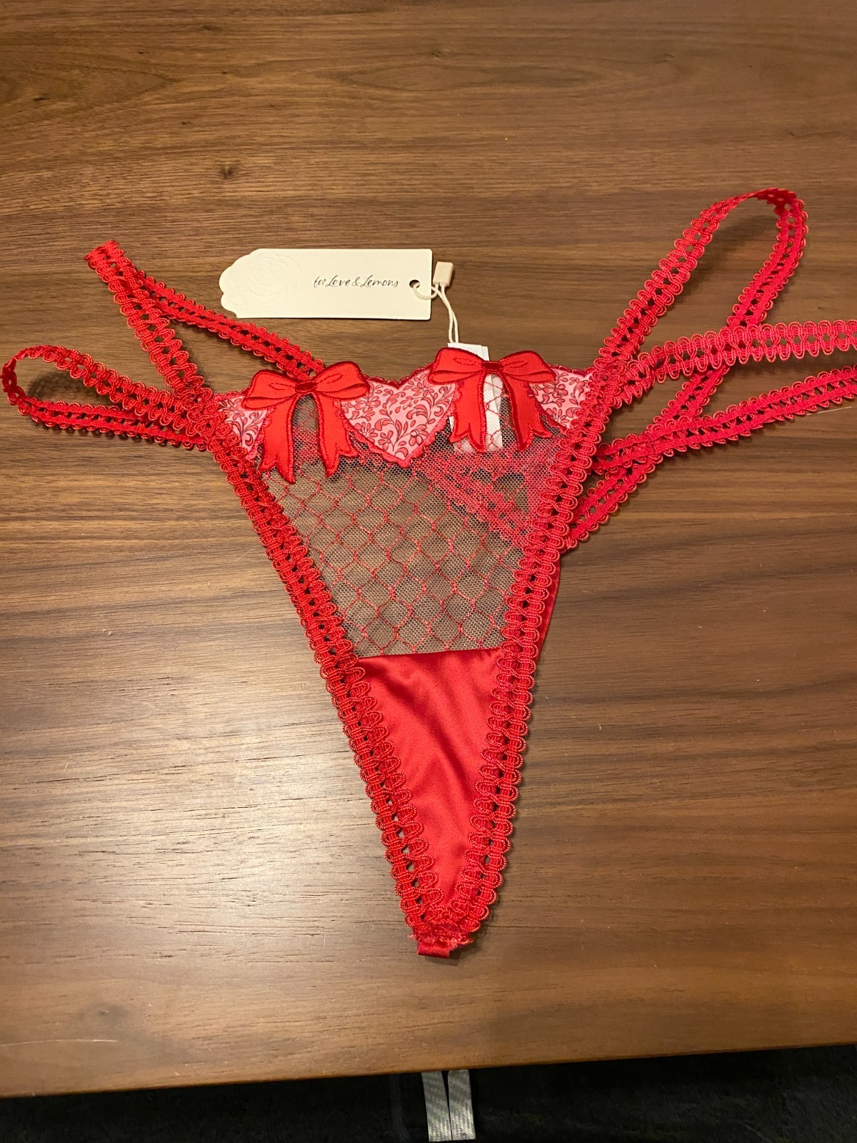 For Love and Lemons Perfect Match Thong Panty