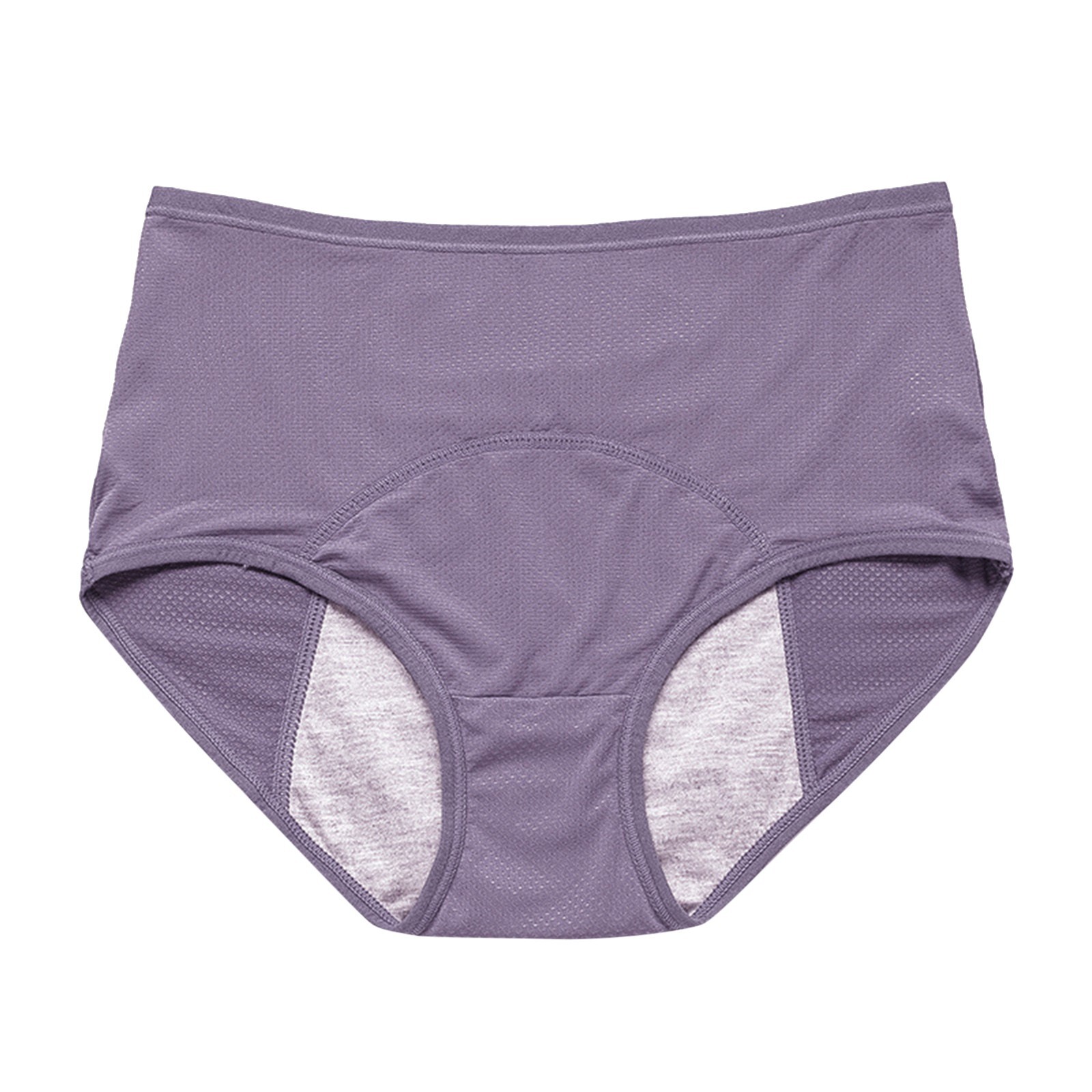Women Plus Size High Waisted Aunt’s Sanitary Pants Underwear Physiological Pants