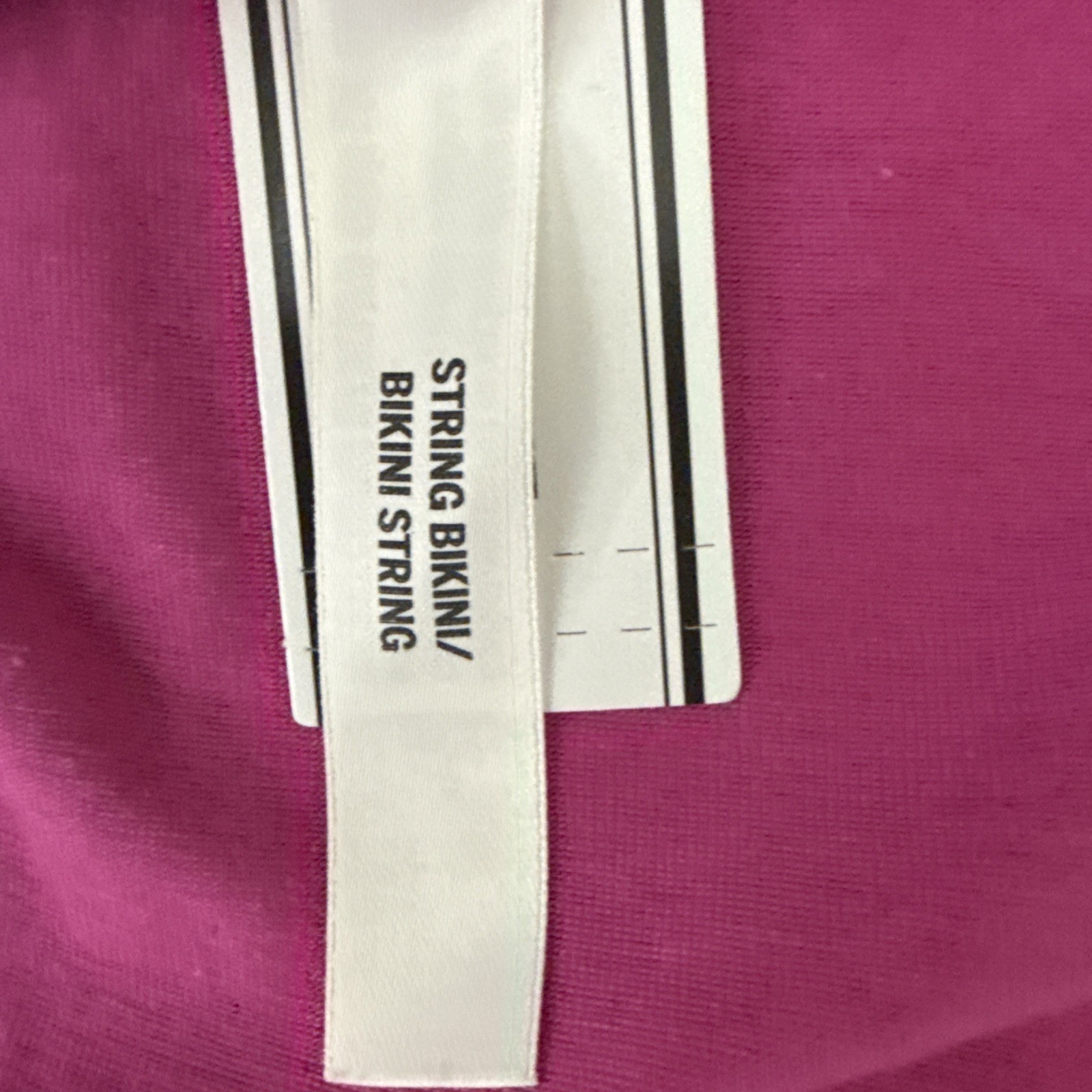 Pink By Victoria’s Secret, Medium Fuchsia Window String Bikini Panties