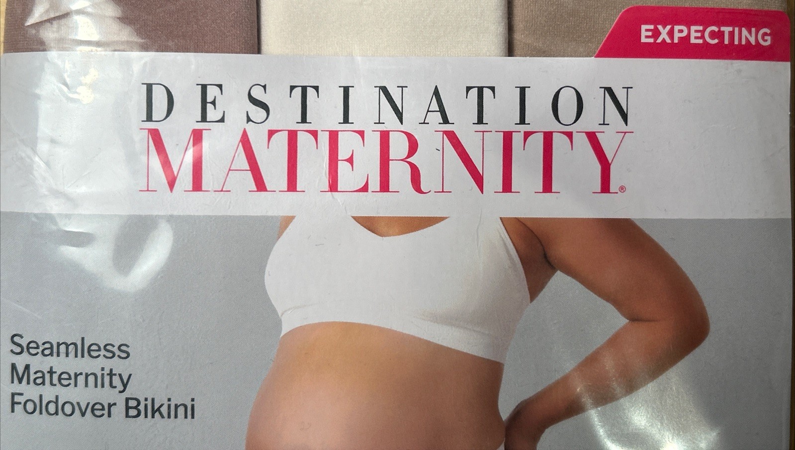 3 Pack Maternity Large Seamless Foldover Bikini Cooling Underwear Buttery Soft