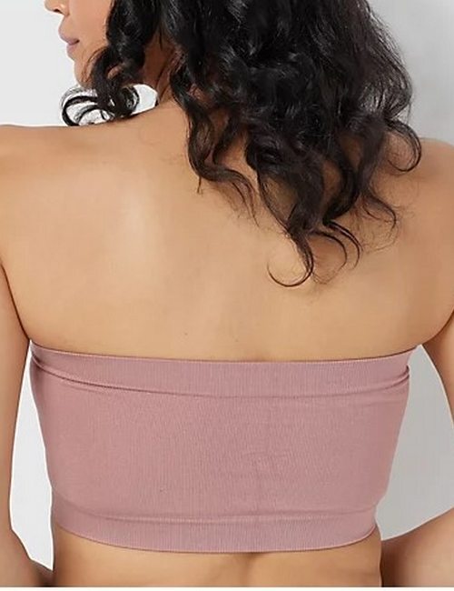 Breezies Navy Blue M Strapless Underwire Bandeau Bra New Removable Pads