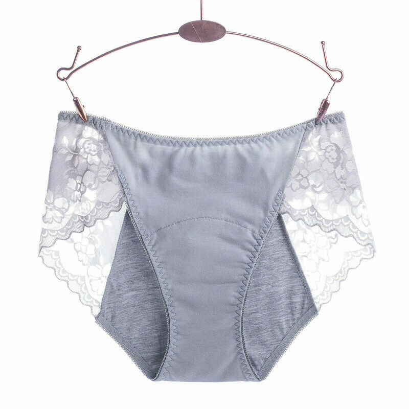 Women Anti-leakage Physiological Pants Lace Cotton Panties Briefs Lingerie Gift