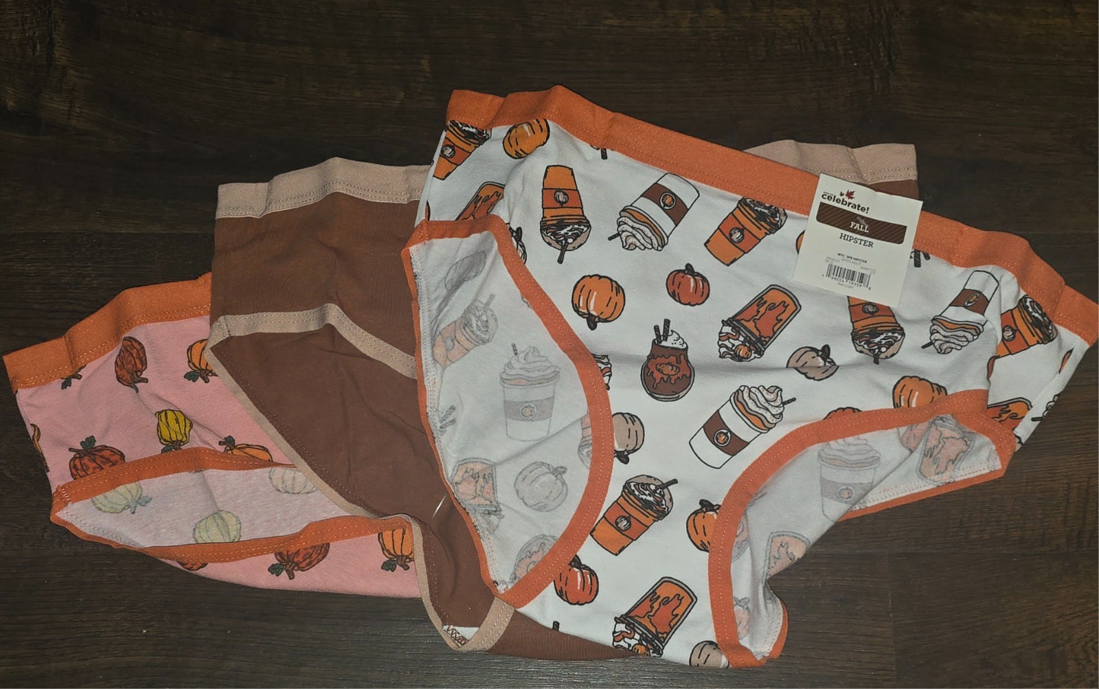Way To Celebrate Ladies 3 Pack Halloween Fall Hipsters Size S M L 4-12 New