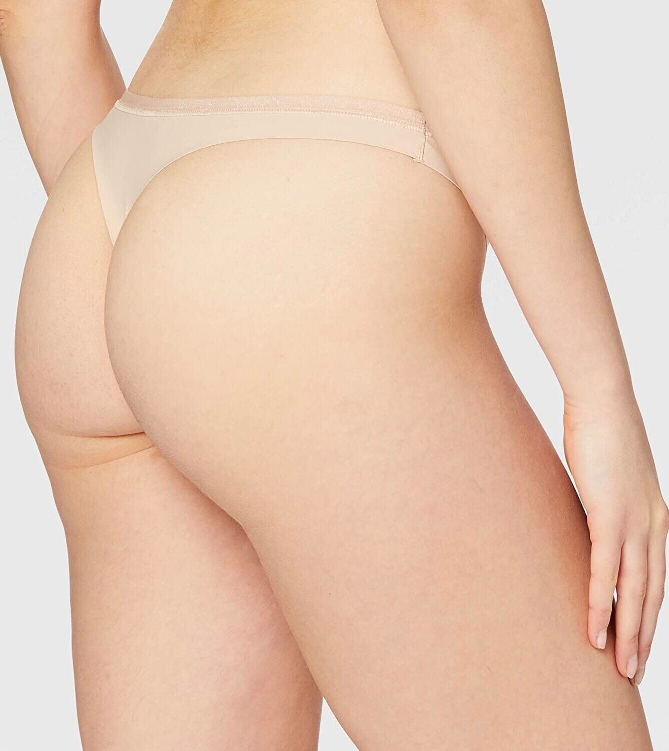 Wonderbra Ultimate Silhouette Thong String XL 16 Nude Invisible No VPL W01P2 New