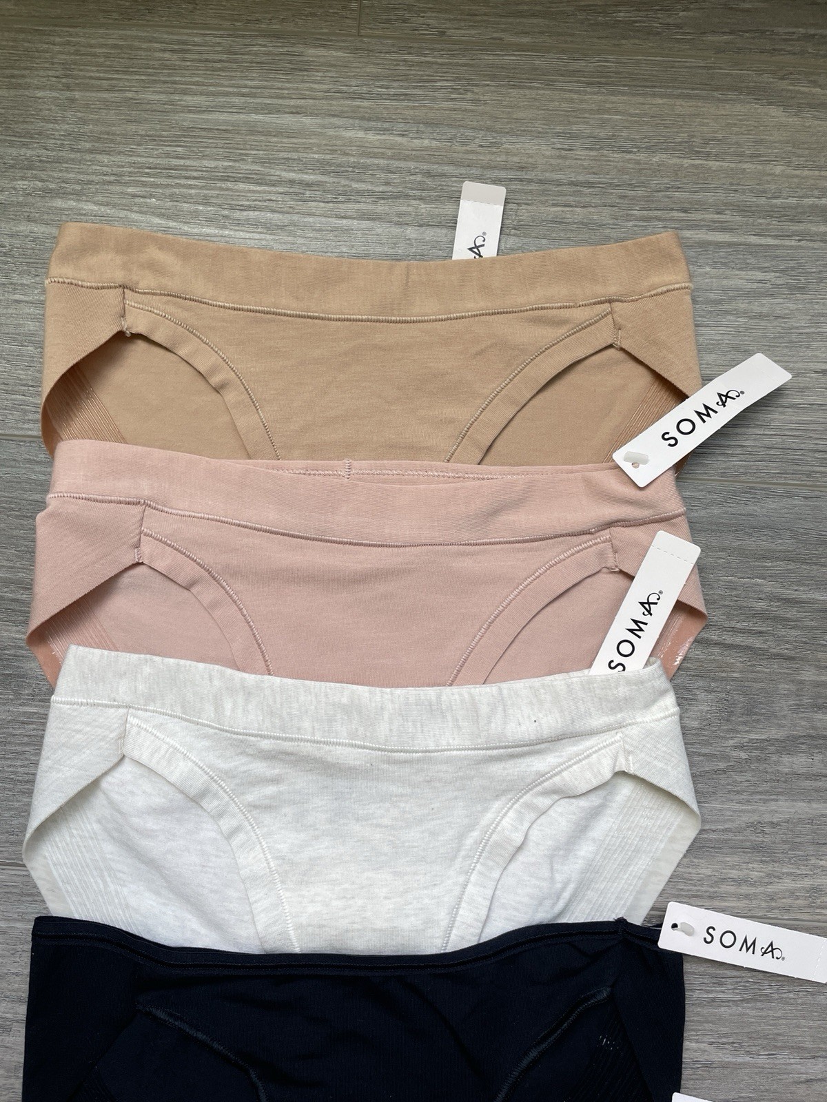 $130 Soma Panty Lot ~7 Pairs ~X-Small~ Vanishing Edge Bikini~ No-show~NWT❤️