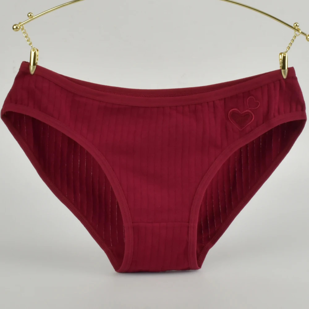 Cotton Panties Low Waist Soft Stretch Briefs Underwear Comfortable Fit Women