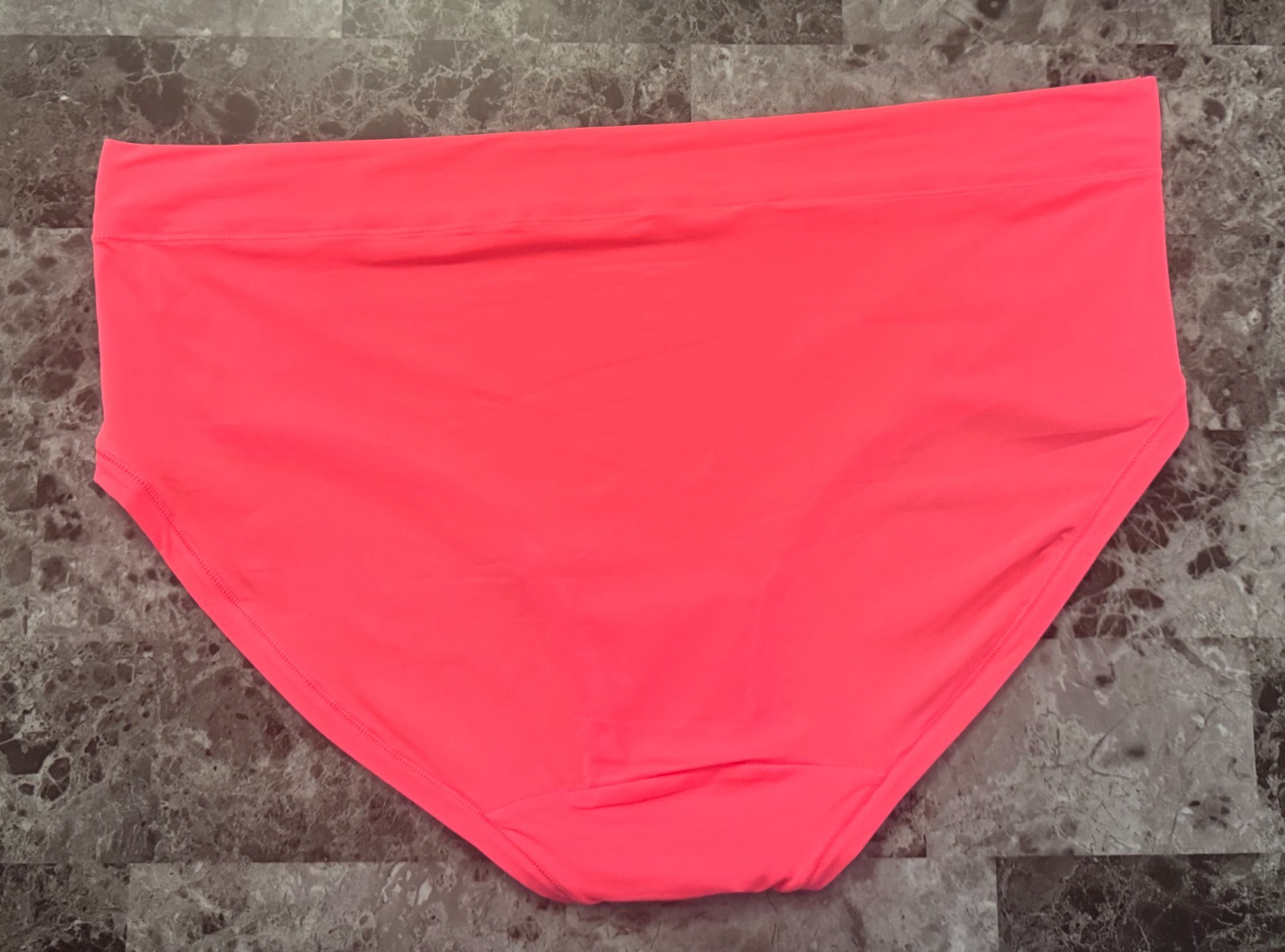 NWT CACIQUE LANE BRYANT 18/20 SMOOTH NEON CORAL COMFORT BLISS HIPSTER PANTIES